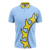 India ICC World Cup 1999 Half Sleeves Cricket Fan Jersey - 100% Dryfit Polyester - With Name Personalisation